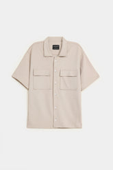 Ottoman Double Pocket Overshirt - Dune